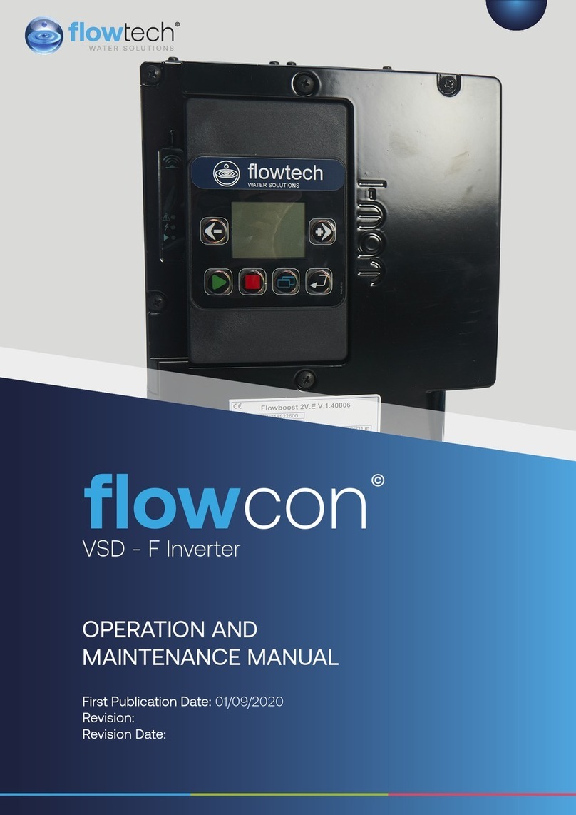 FLOWTECH flowcon Operation and maintenance manual