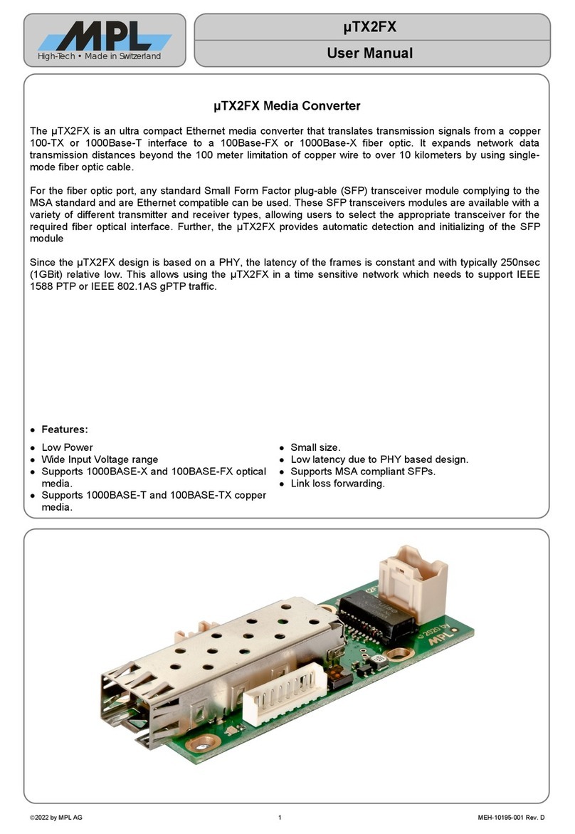 MPL mTX2FX user manual