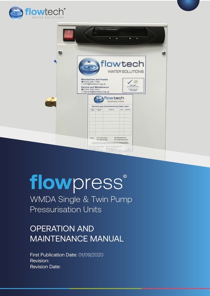 FLOWTECH flowpress WMDA User manual
