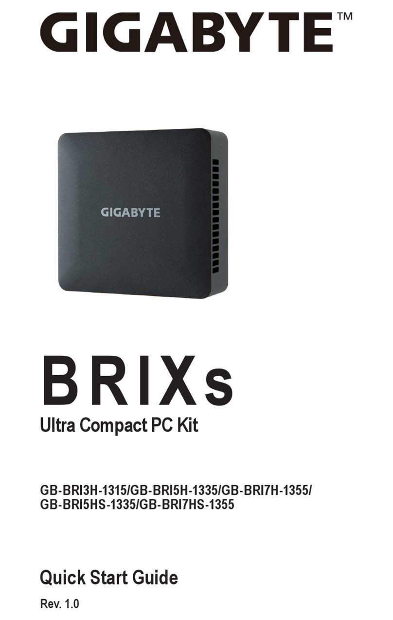 Gigabyte BRIX User manual