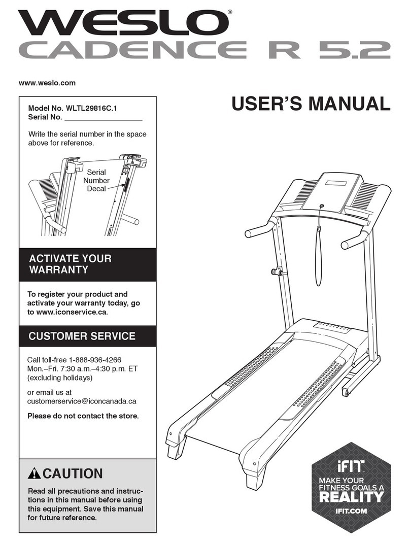 Weslo WLTL29816C.1 user manual