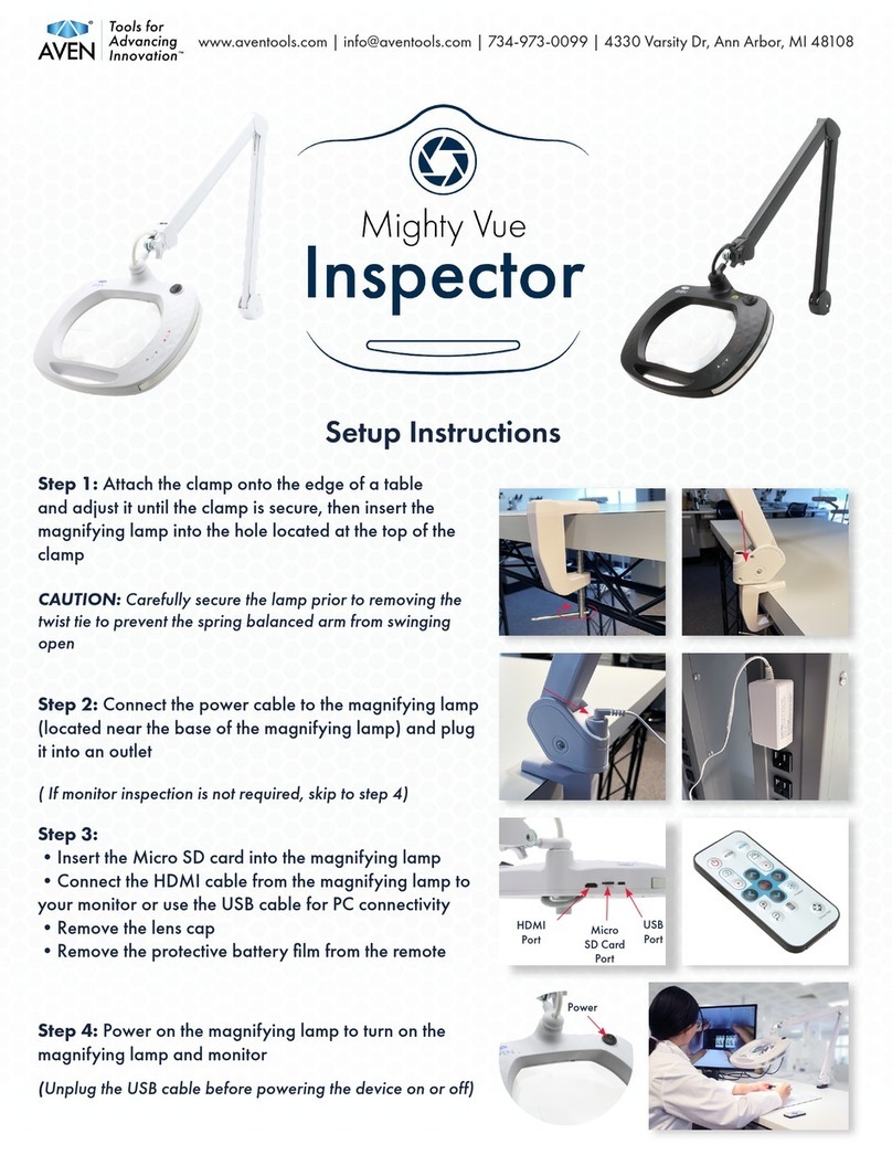 Aven Mighty Vue Inspector quick start guide