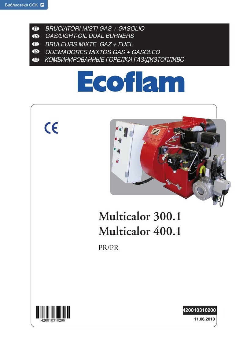 Ecoflam Multicalor 400.1 User manual Ecoflam Multicalor 400.1 User manual