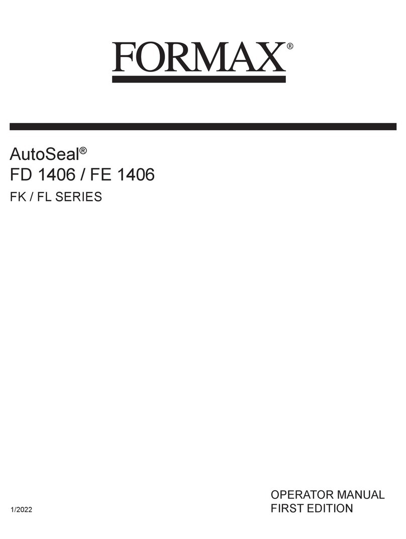 Formax AutoSeal FD 1406 Operator's manual