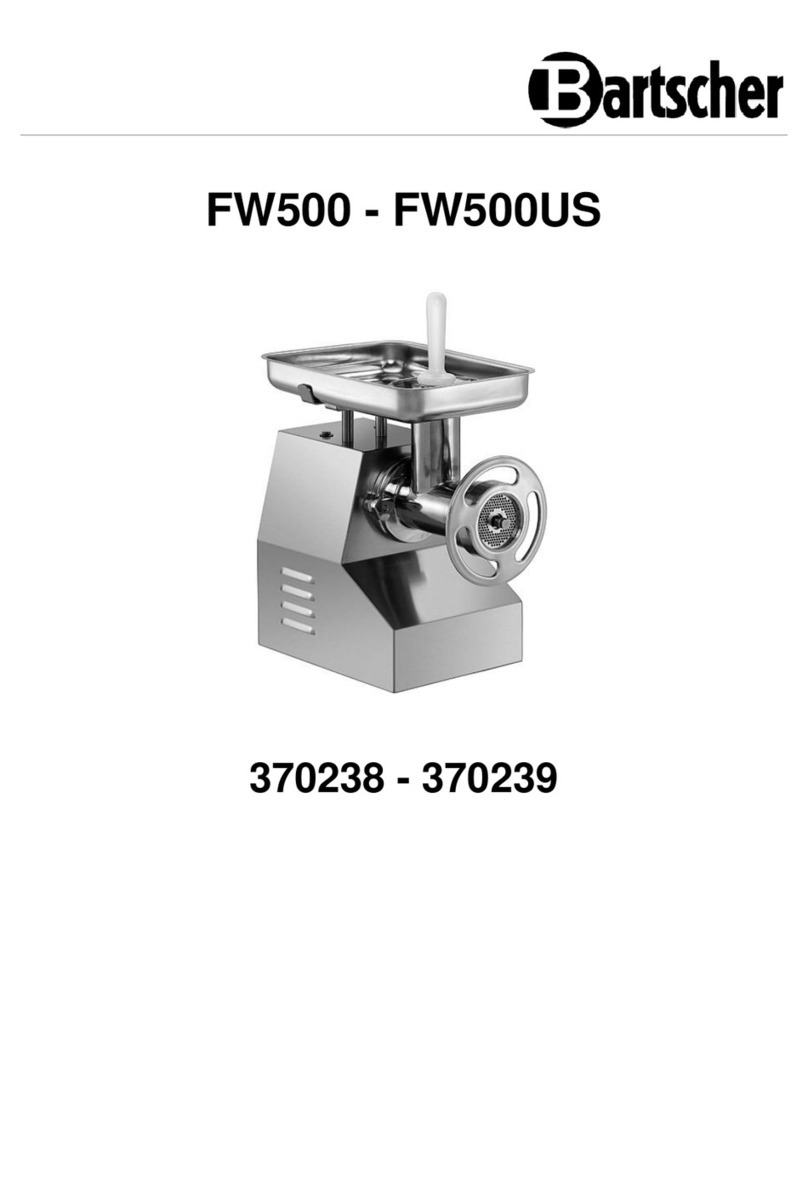 Bartscher FW500US User manual