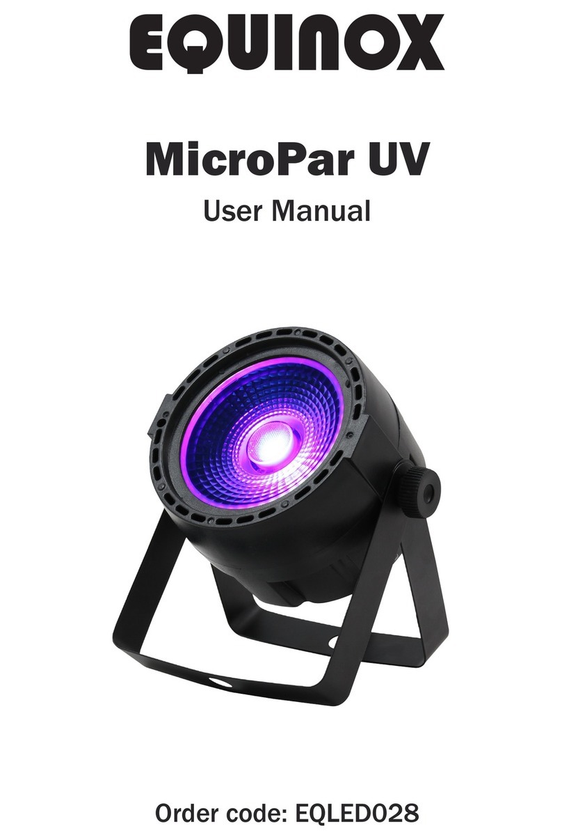 Equinox Systems MicroPar UV EQLED028 user manual