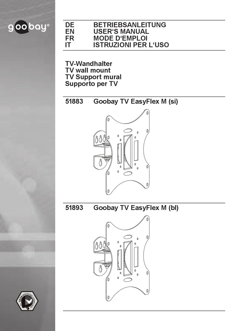 Goobay TV EasyFlex M si User manual
