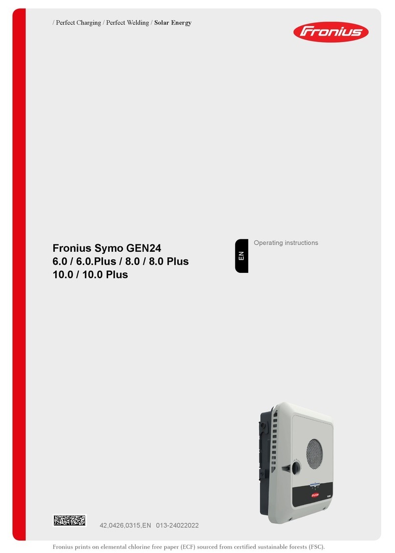 FRO­NIUS Symo GEN24 6.0.Plus User manual