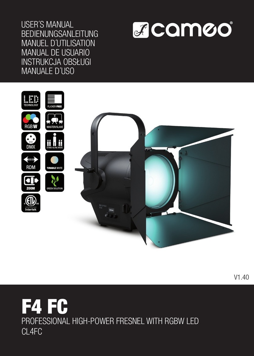 Cameo F4 FC User manual