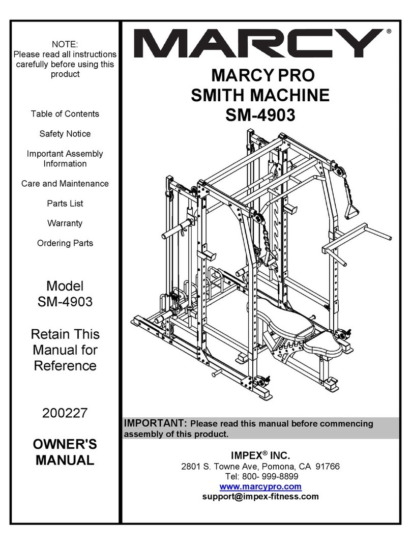 Impex MARCY PRO SM-4903 User manual