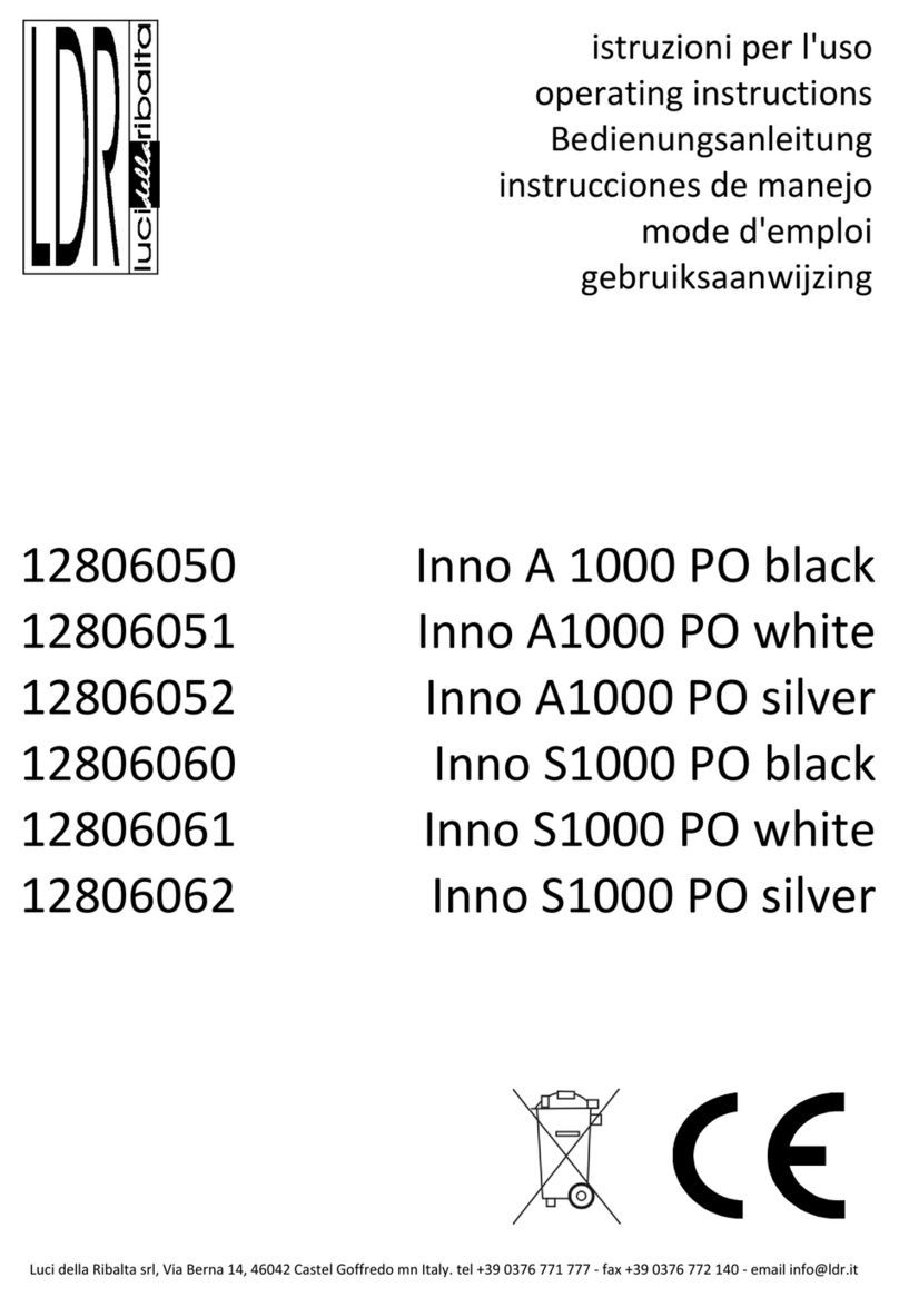 LDR Inno A 1000 PO black operating instructions