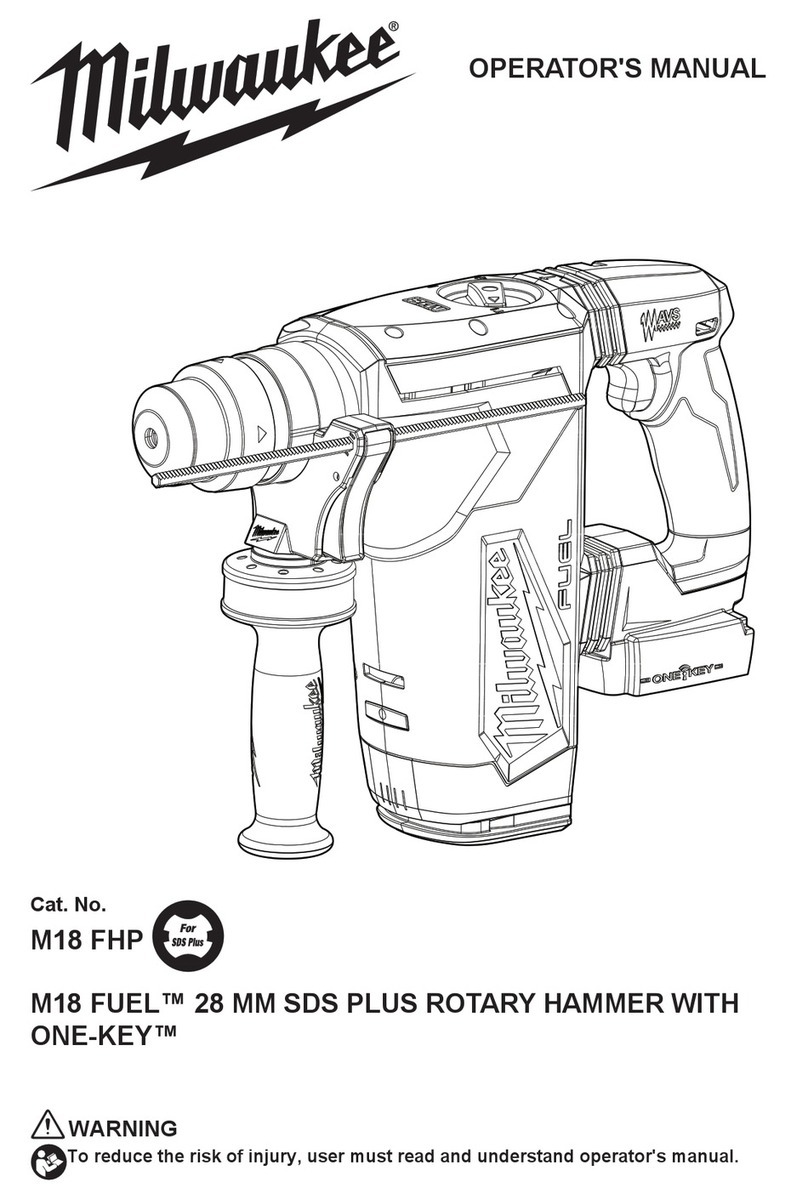 Milwaukee M18 Operator's manual