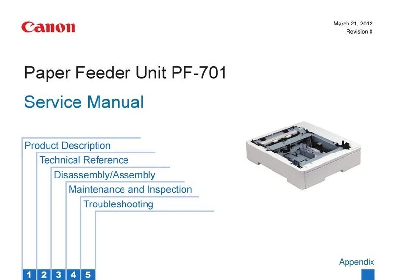 Canon PF-701 User manual