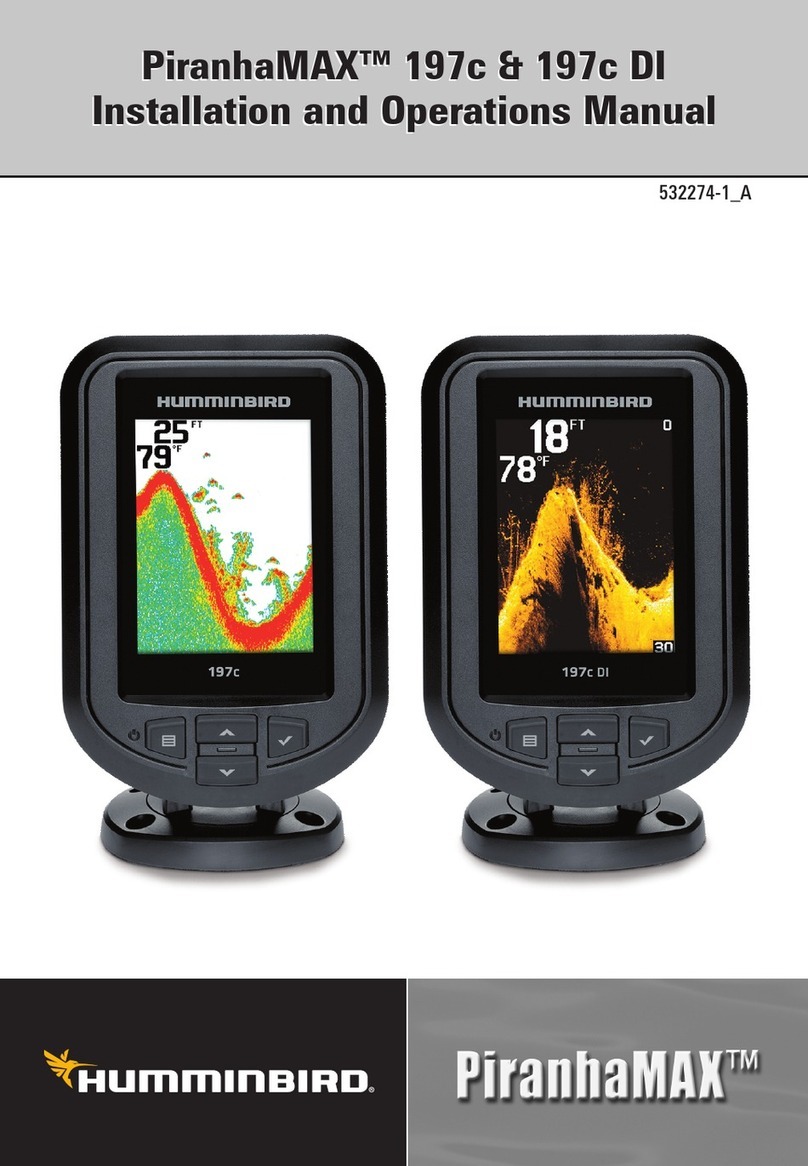 Humminbird PiranhaMAX 197c Installation and operation manual Humminbird PiranhaMAX 197c Installation and operation manual