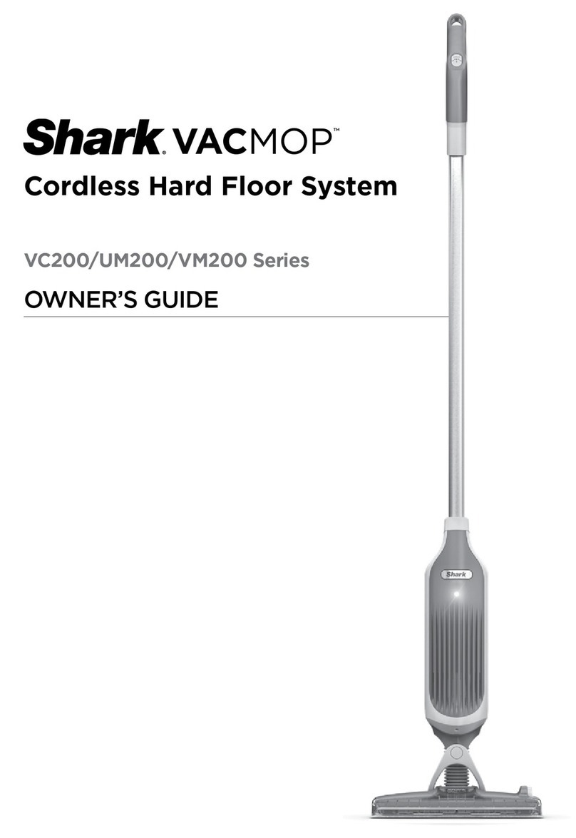 Shark VACMOP UM200 Series owner's guide Shark VACMOP UM200 Series owner's guide