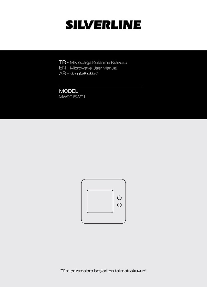 Silverline MW9018W01 user manual