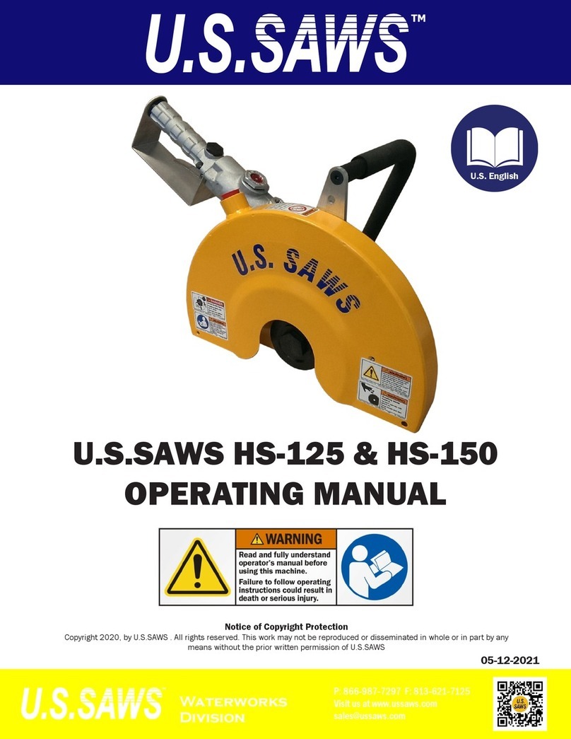 U.S.SAWS HS-100 User manual