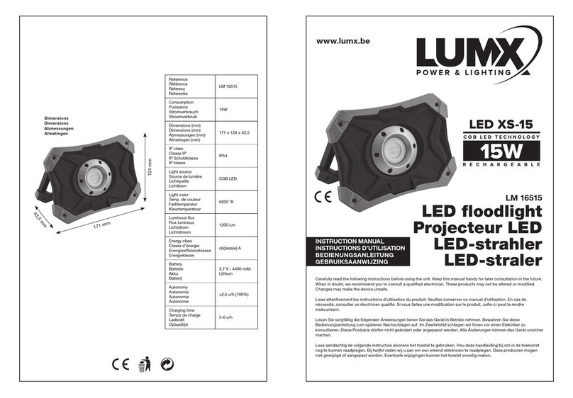 LumX LED XS-15 User manual