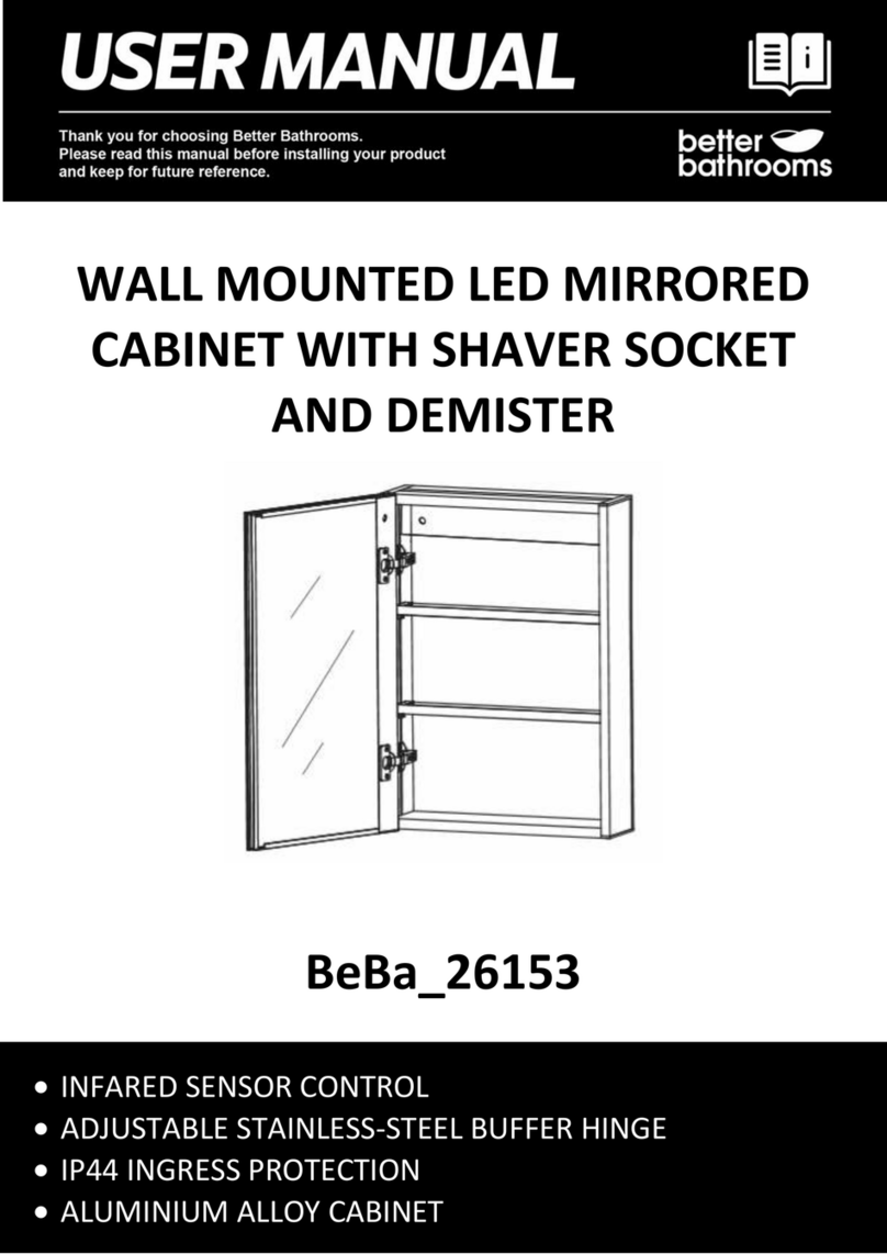Better Bathrooms BeBa 26153 user manual Better Bathrooms BeBa 26153 user manual