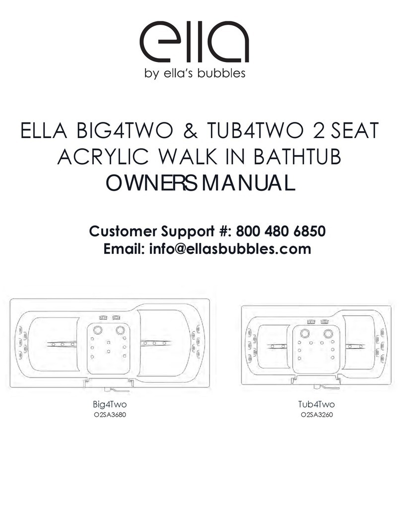 Ella's Bubbles TUB4TWO User manual