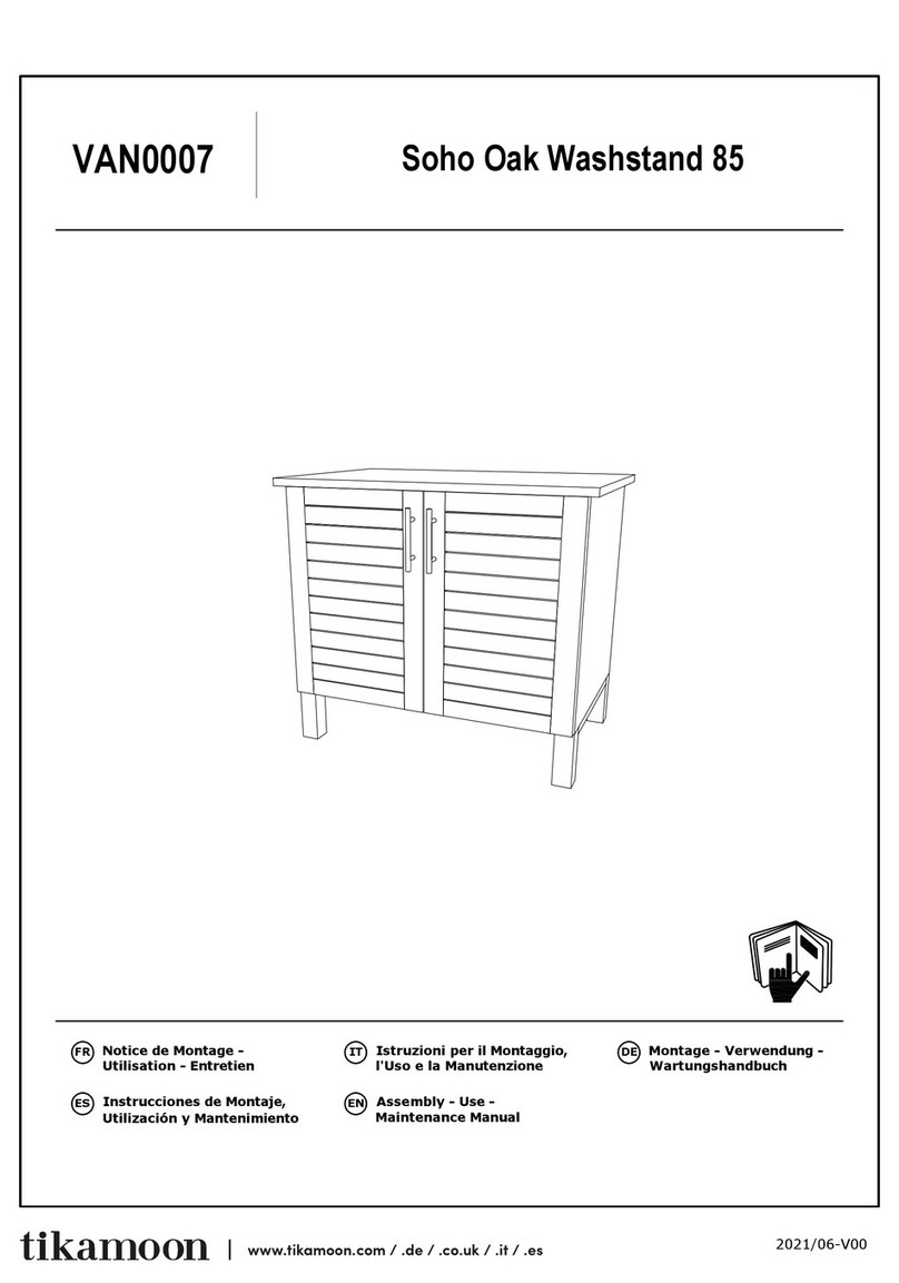 tikamoon Soho VAN0007 Assembly, Use, Maintenance Manual
