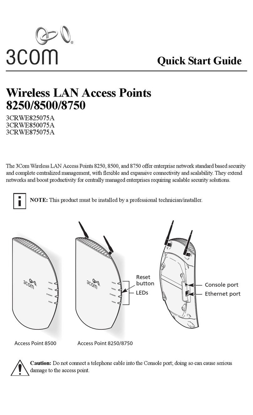 3Com 8500 User manual
