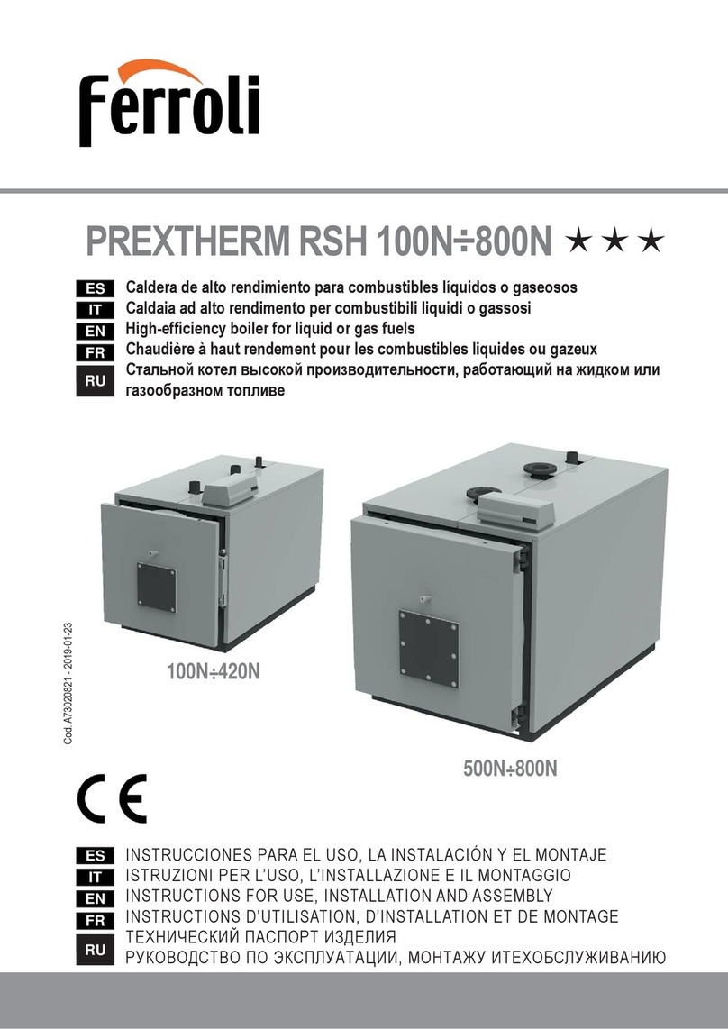 Ferroli PREXTHERM RSH 100N Technical manual