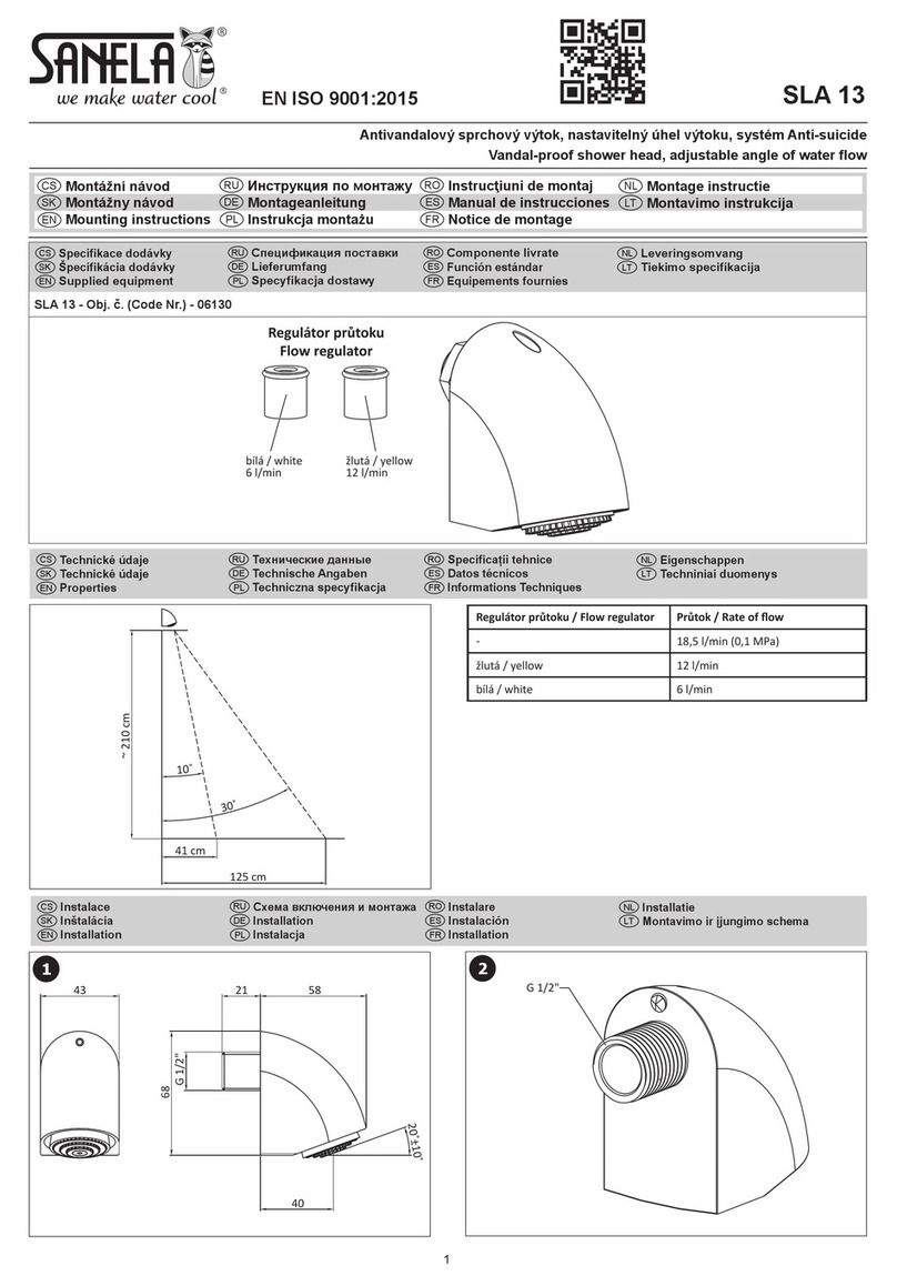 Sanela SLA 13 Mounting instructions