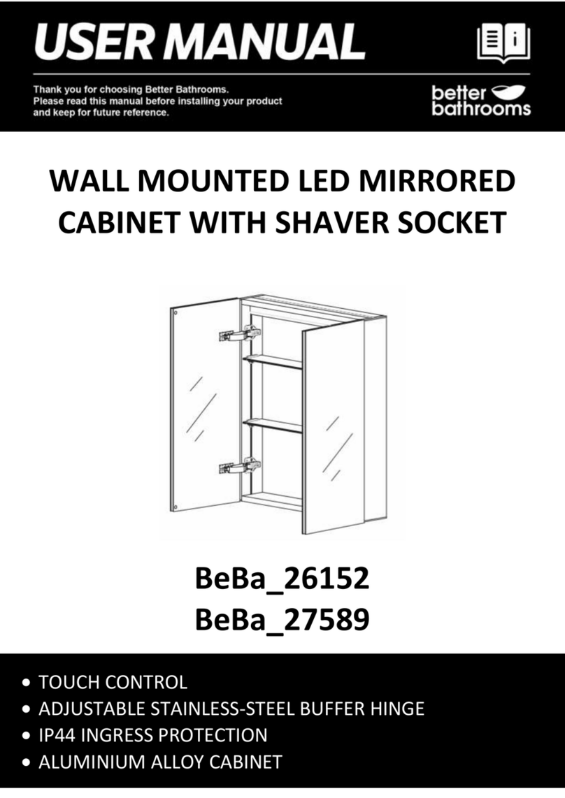Better Bathrooms BeBa 27589 user manual