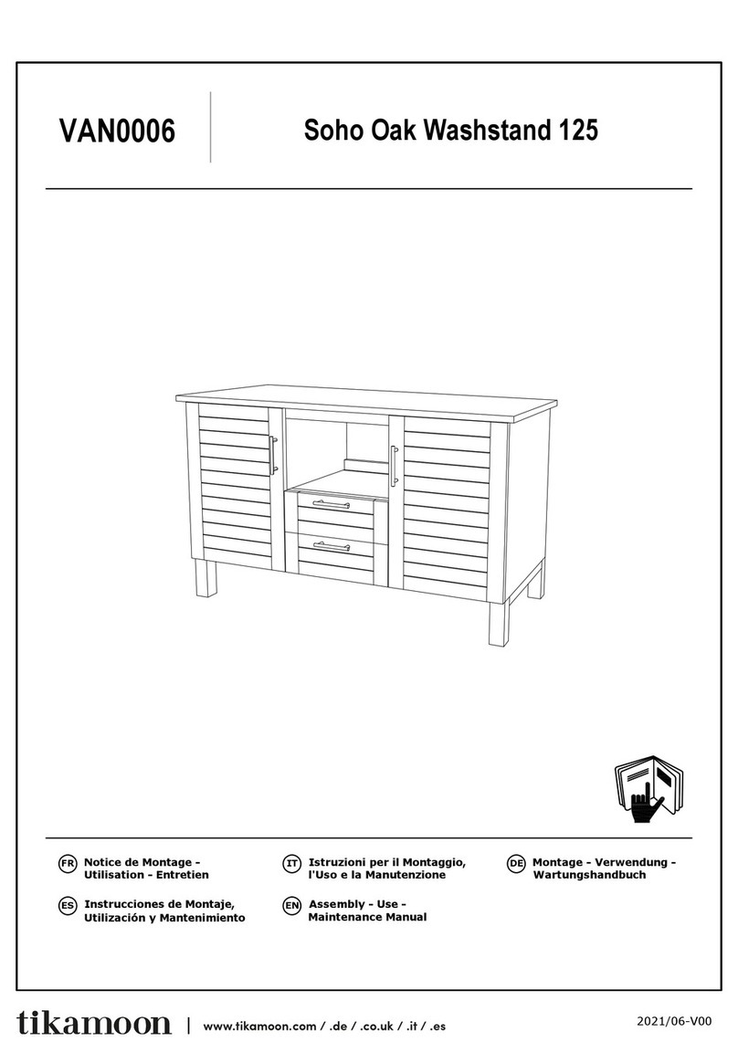 tikamoon Soho VAN0006 Assembly, Use, Maintenance Manual tikamoon Soho VAN0006 Assembly, Use, Maintenance Manual