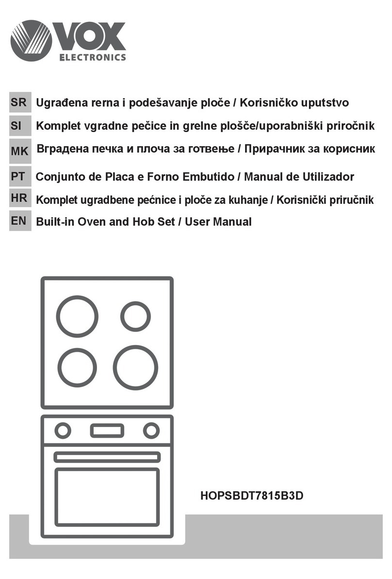 VOX electronics HOPSBDT7815B3D User manual