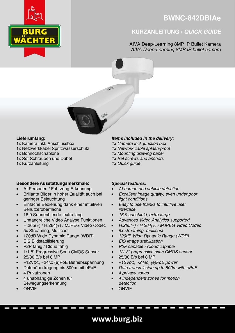 Burg Wächter BWNC-842DBIAe User manual