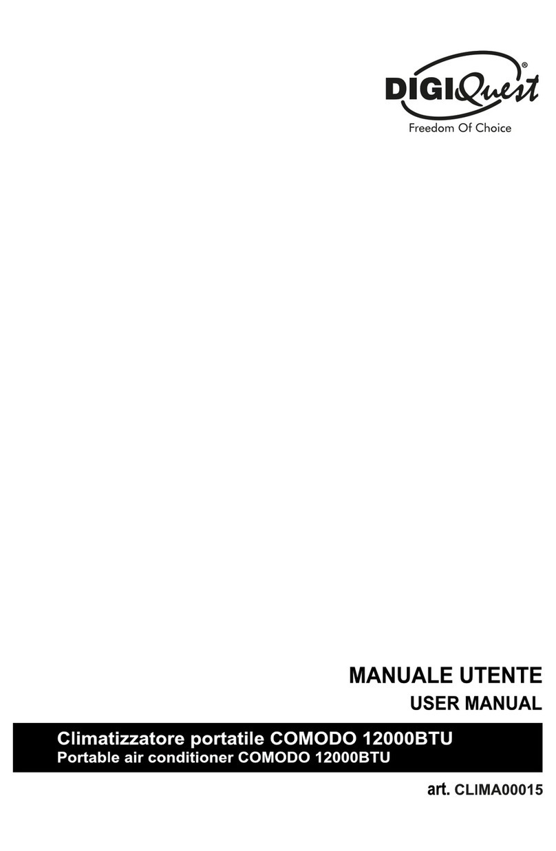 DiGiQuest COMODO 12000BTU User manual