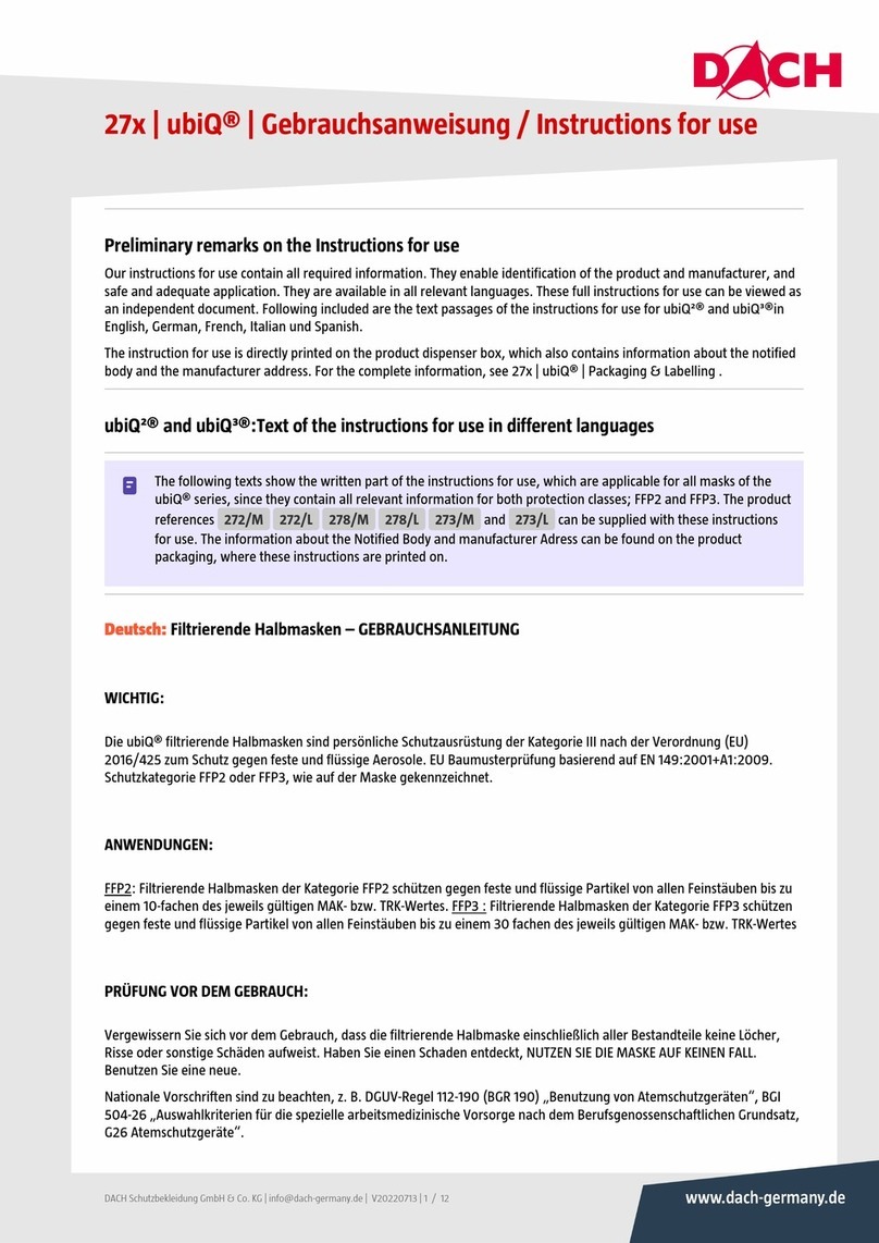 DACH ubiQ 272/M Instructions for use