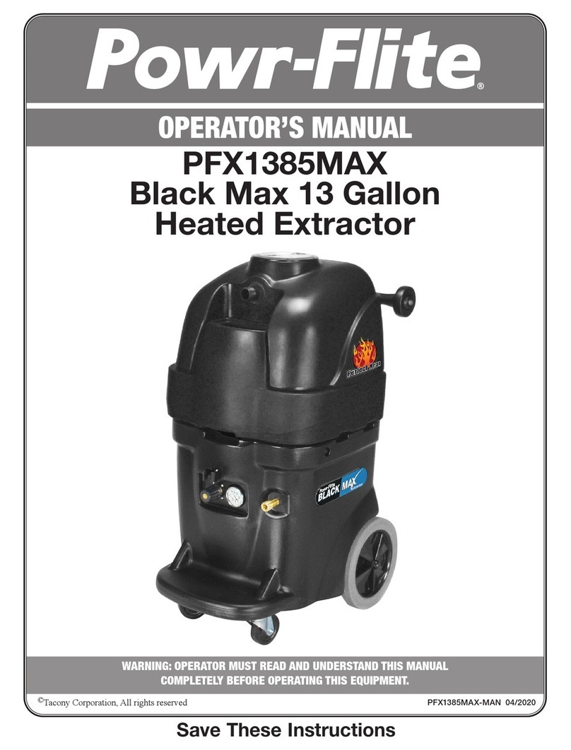 Powr-Flite Black Max PFX1385MAX User manual