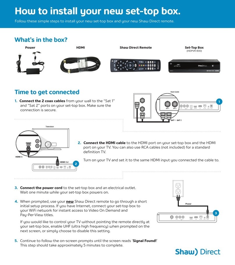 Shaw HDPVR 830 How to install