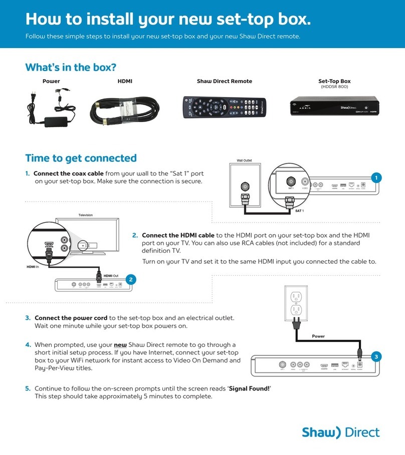 Shaw HDDSR 800 How to install