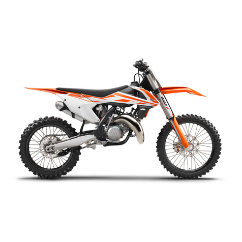 KTM 150 SX 2017 User manual