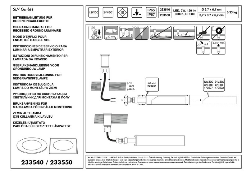 SLV DASAR 370 Series operating manual