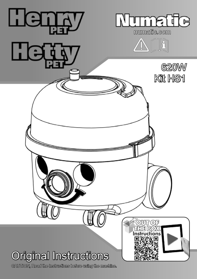 Numatic HS1 User manual