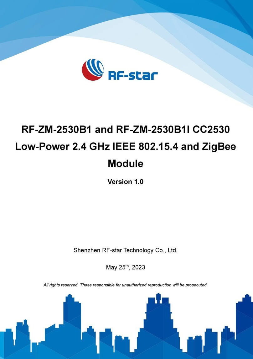 RF-Star RF-ZM-2530B1 User manual
