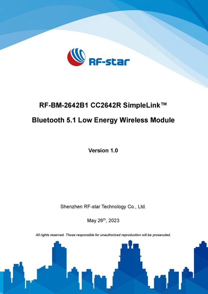 RF-Star SimpleLink RF-BM-2642B1 User manual