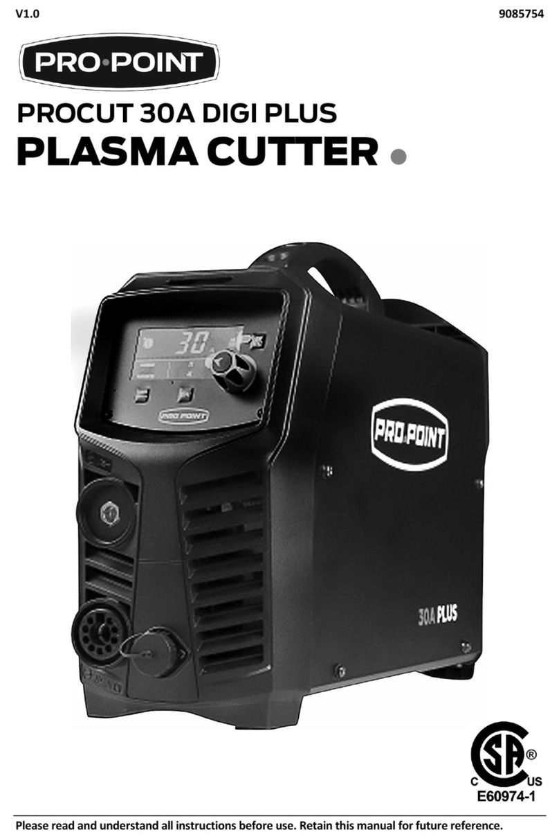 PROPOINT PROCUT 30A DIGI PLUS manual