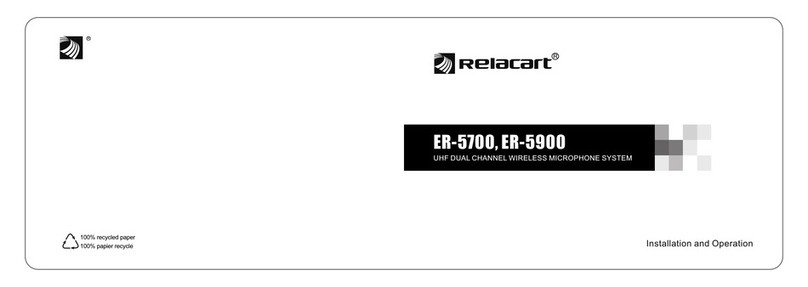 RELACART ER-5700 Additional Instructions for Installation and Operation