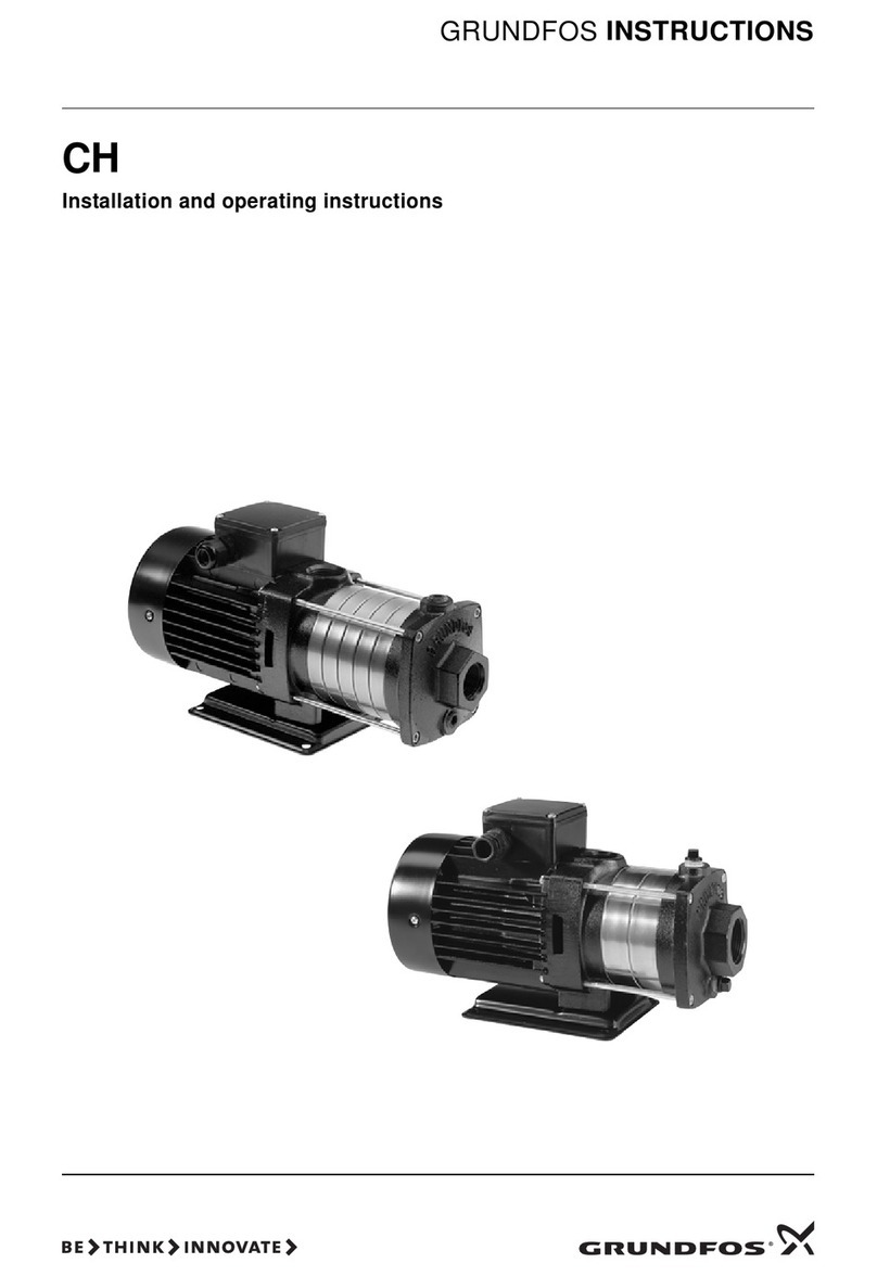 Grundfos CH 2 User manual