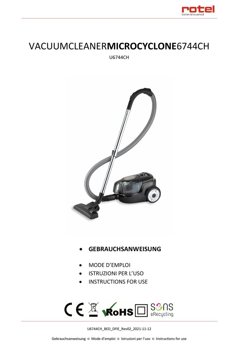 Rotel MICRO CYCLONE 6744CH Instructions for use