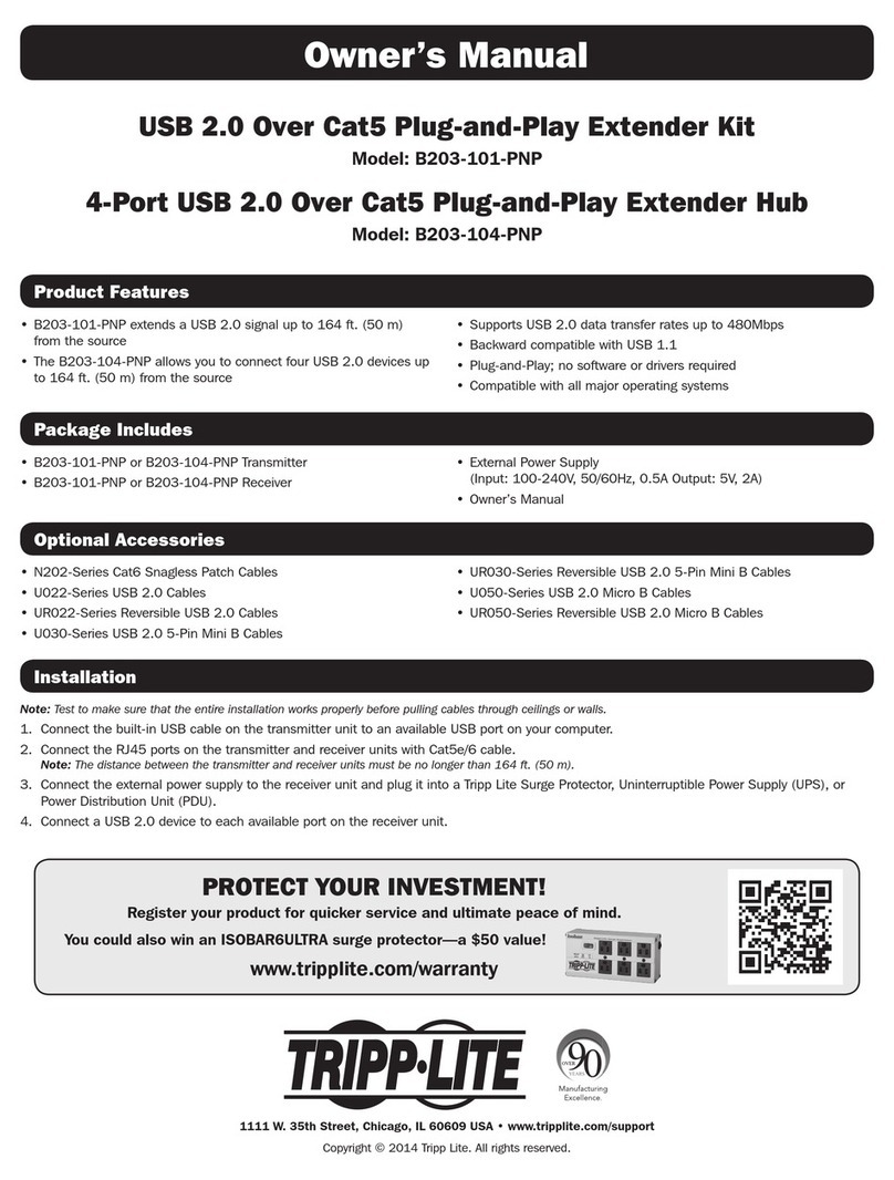 Tripp Lite B203-101-PNP owner's manual