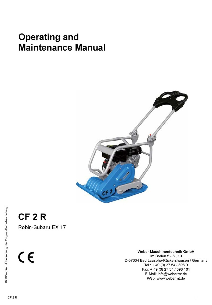Weber mt CF-2R Operating instructions