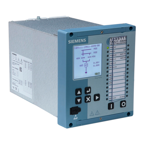 Siemens Reyrolle 7SR5 User manual