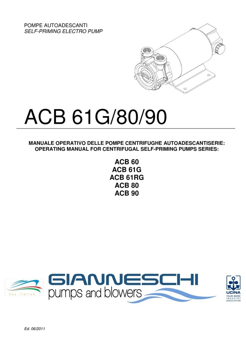 Gianneschi ACB 60 User manual